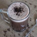 Dairy-free cacao hazelnut latte